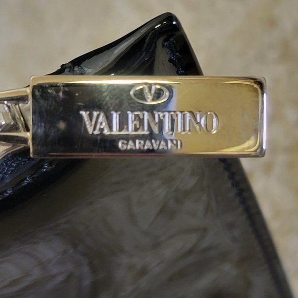 Valentino Mesh Tote with Floral Embellishment - Picture 12 of 14